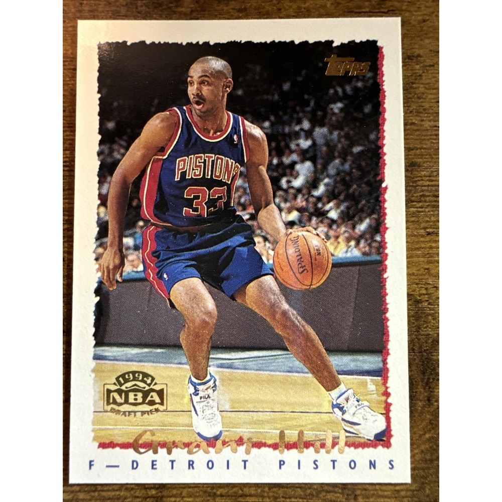 Grant Hill Rookie Card (RC) 1994-95 Topps NBA Basketball #211 Detroit Pistons